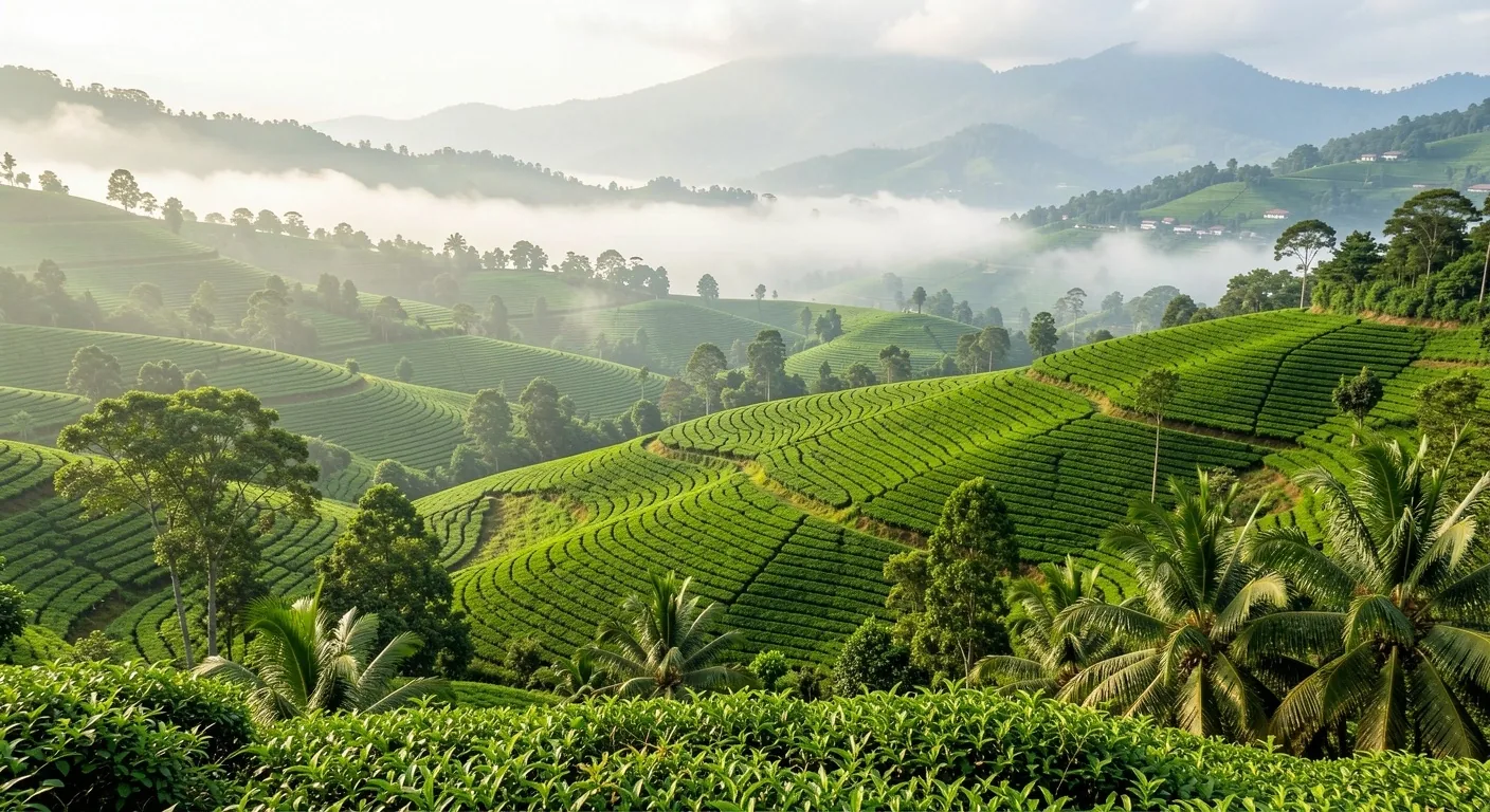 Bandung tropical landscape