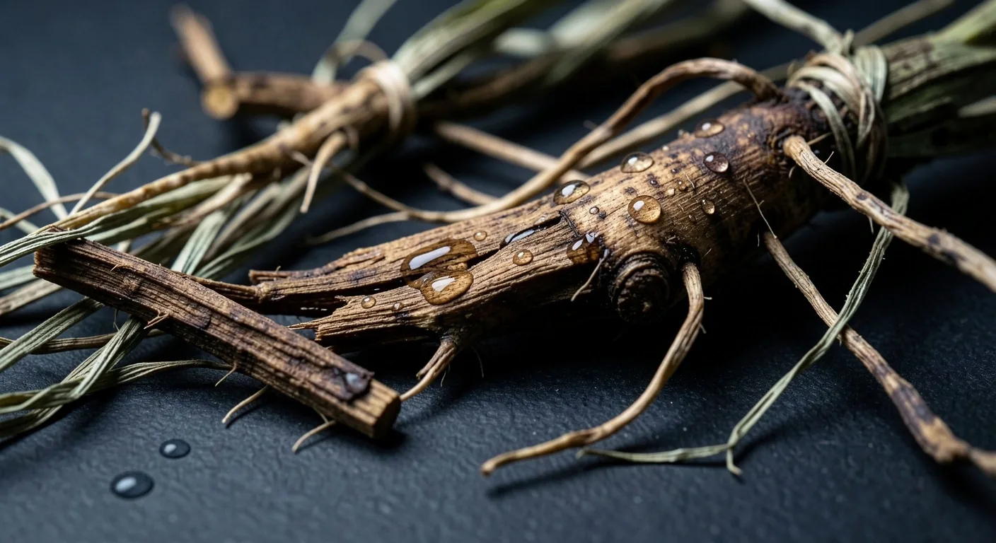 Macro view of natural botanical ingredients