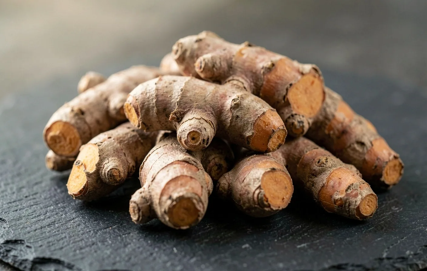 Raw botanical ingredient macro photography